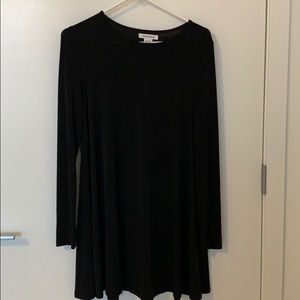 Long-Sleeve Flowy Babydoll Dress by Glamorous